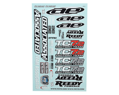 Team Associated TC7.2 Decal Sheet