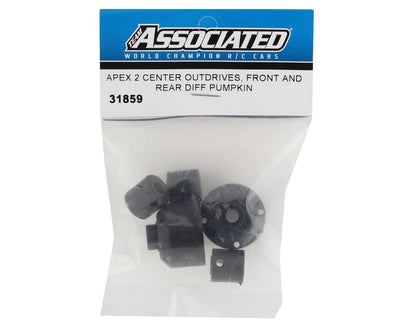 Team Associated Apex2 Center Outdrives & Differential Pumpkins