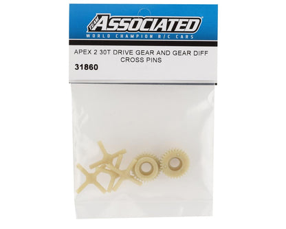 Team Associated Apex2 Drive Gear & Cross Pin Set