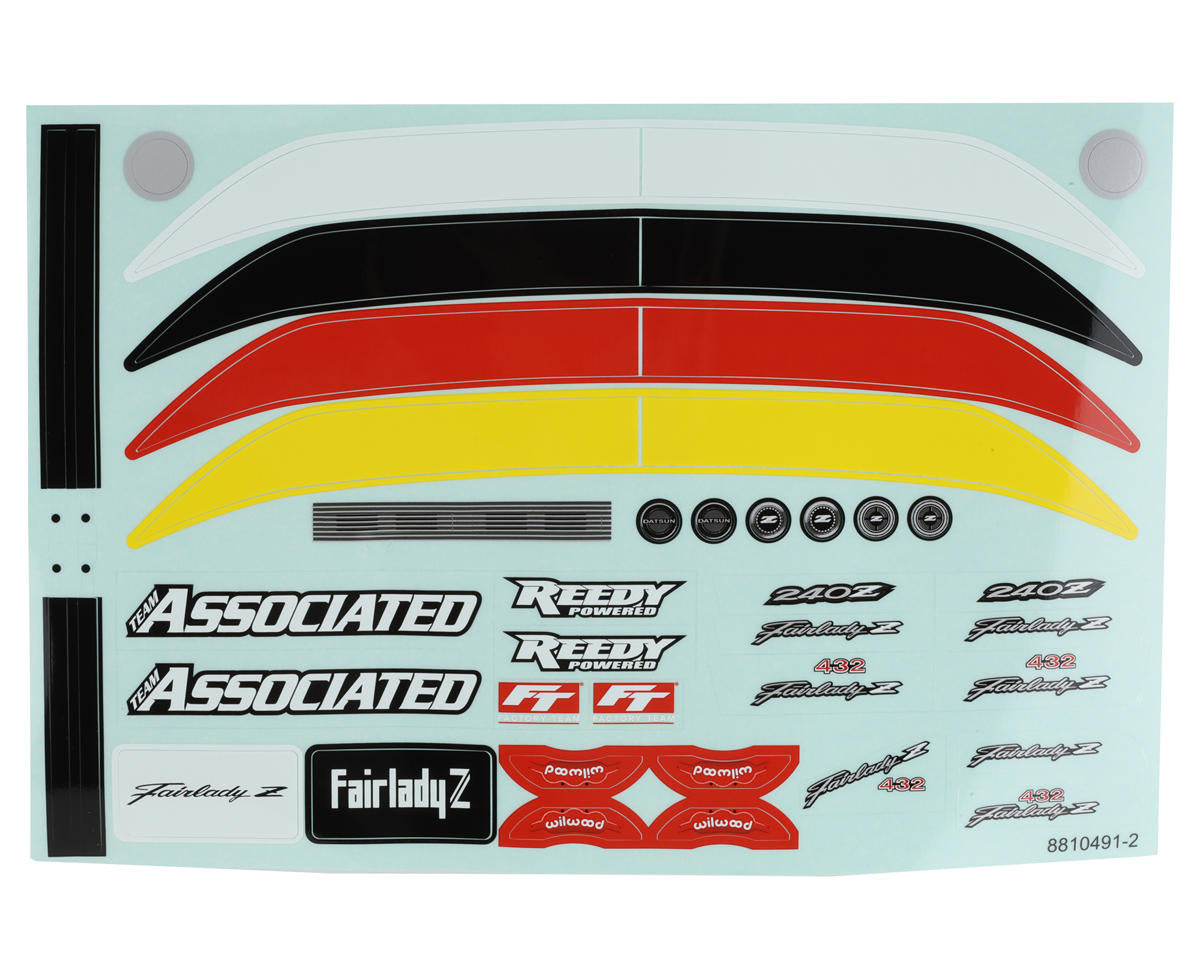 Team Associated Apex2 Sport Datsun 240Z Pre-Painted Body 918 (Orange)