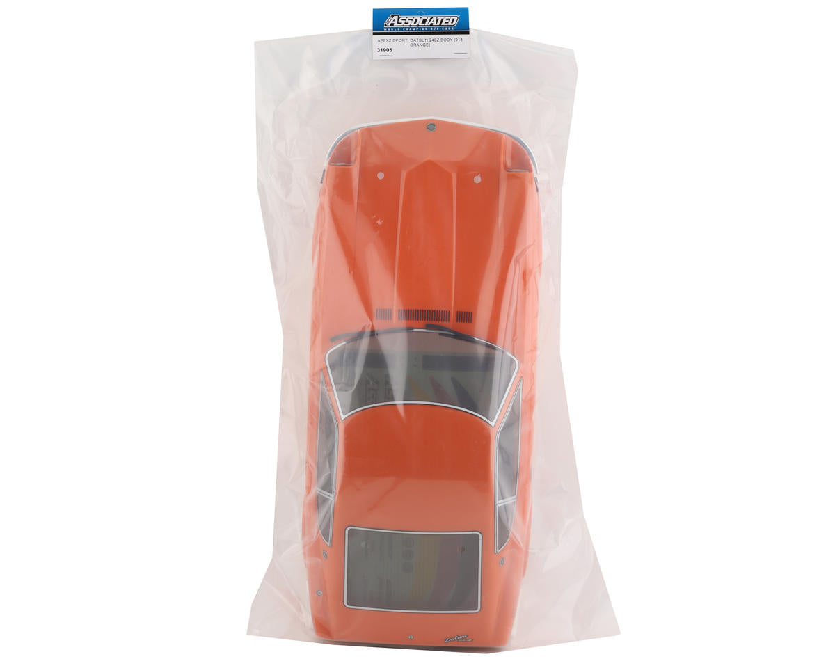 Team Associated Apex2 Sport Datsun 240Z Pre-Painted Body 918 (Orange)