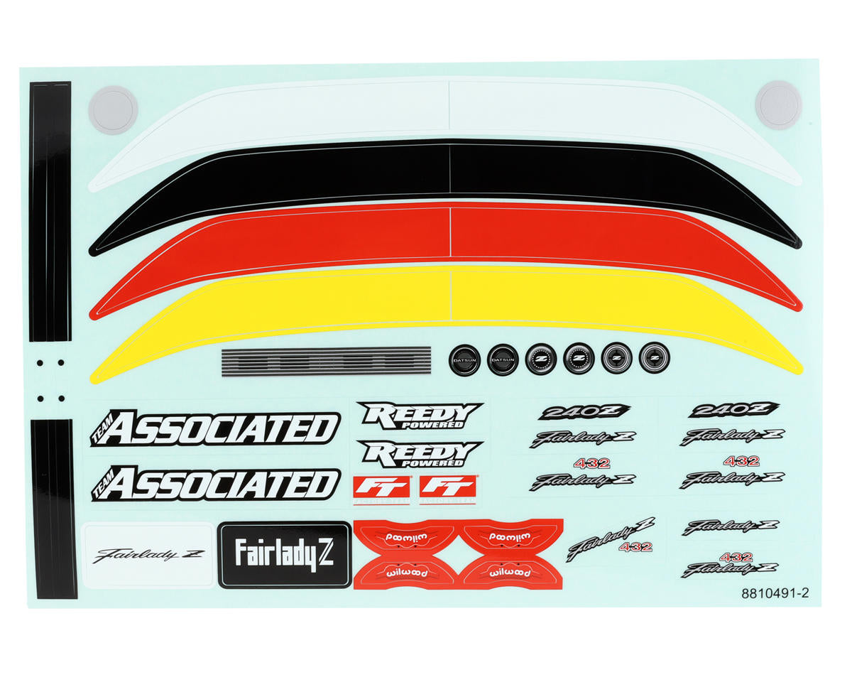 Team Associated Apex2 Sport Datsun 240Z Body (Clear)
