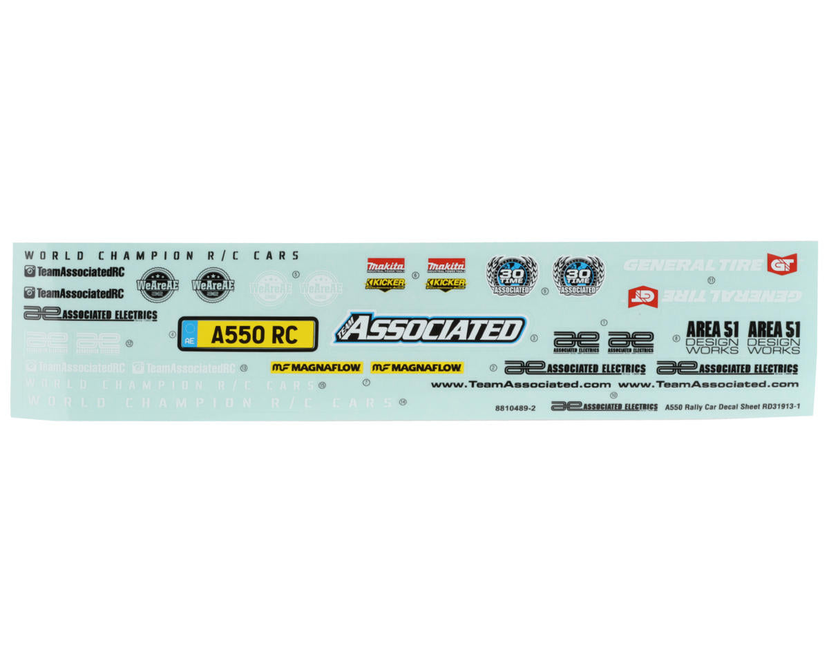 Team Associated Apex2 Sport A550 Pre-Painted Body