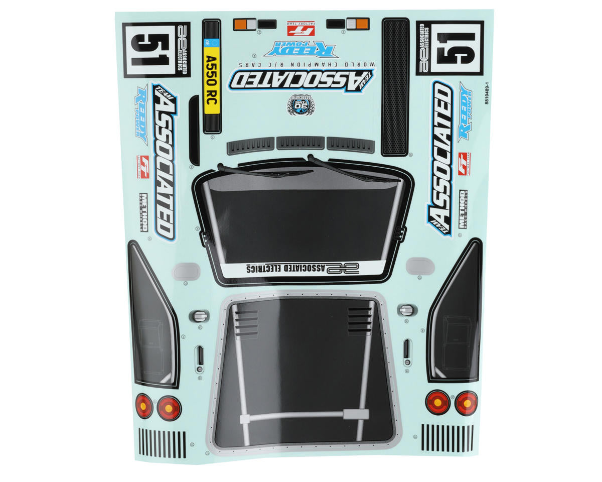 Team Associated Apex2 Sport A550 Body (Clear)
