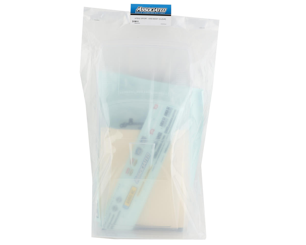 Team Associated Apex2 Sport A550 Body (Clear)