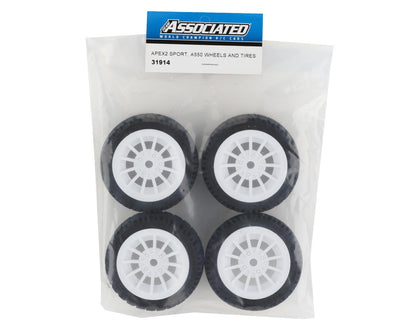 Team Associated Apex2 Sport A550 Wheels & Tires (4)