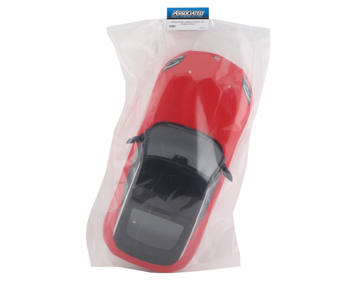 Team Associated Apex2 Sport Nissan Z Pre-Painted Body Set (Passion Red)