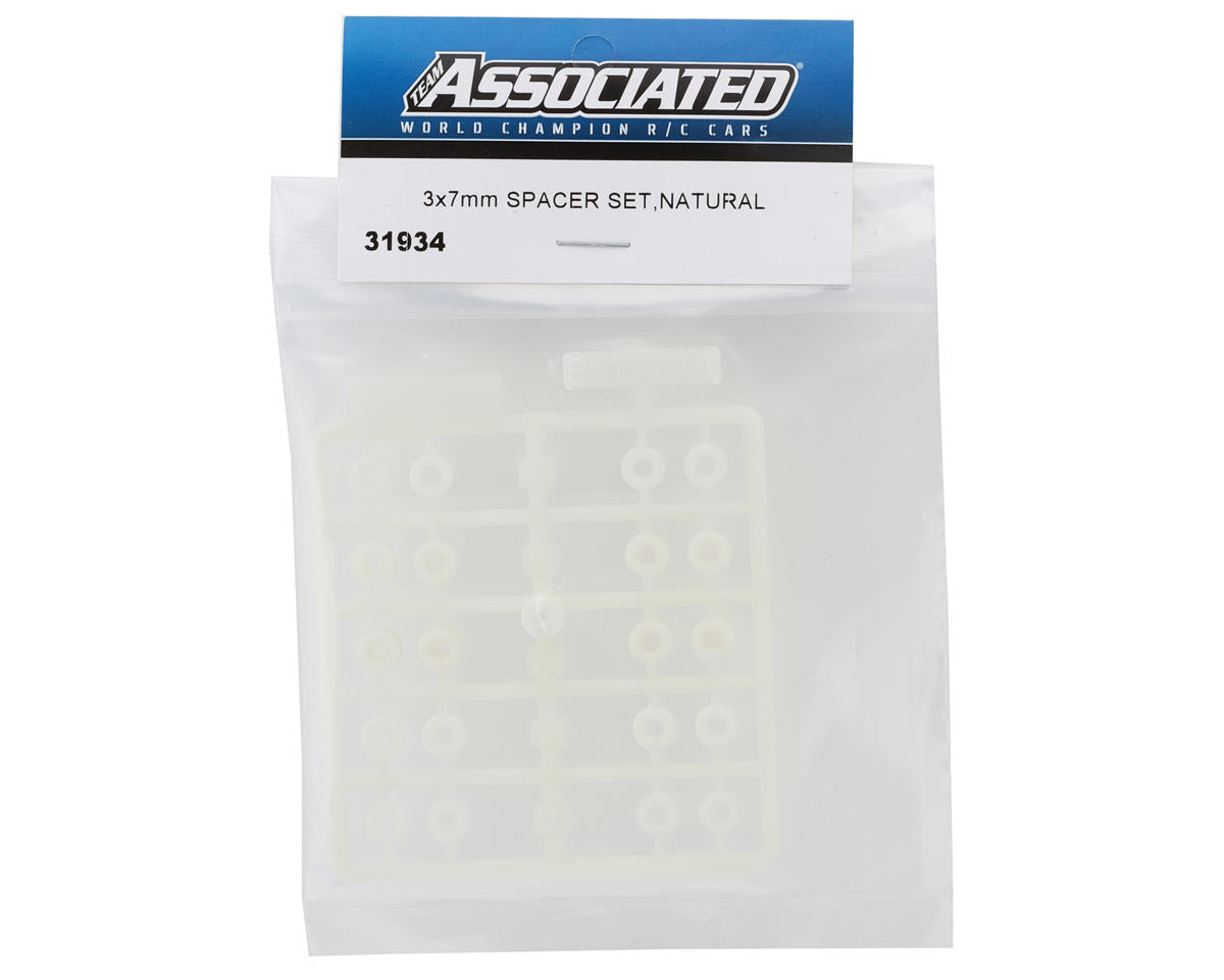 Team Associated RC10 6x6 3x7mm Nylon Spacer Set