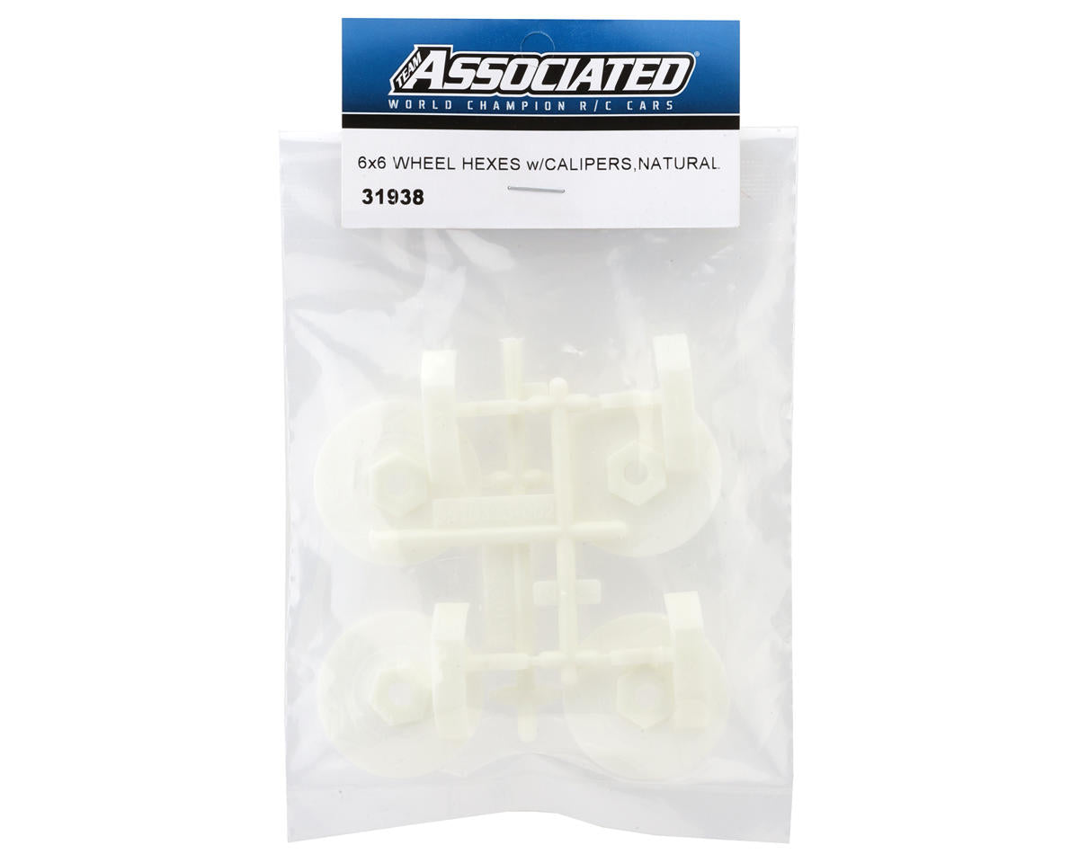 Team Associated RC10 6x6 Wheel Hexes (4)