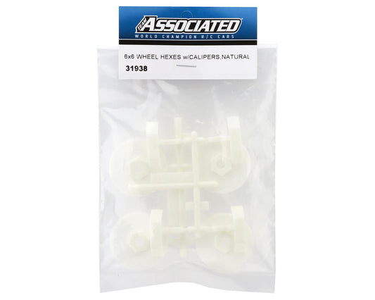 Team Associated RC10 6x6 Wheel Hexes (4)