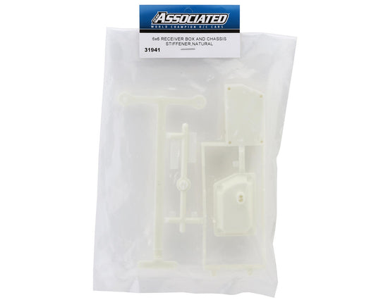 Team Associated RC10 6x6 Receiver Box & Chassis Stiffener