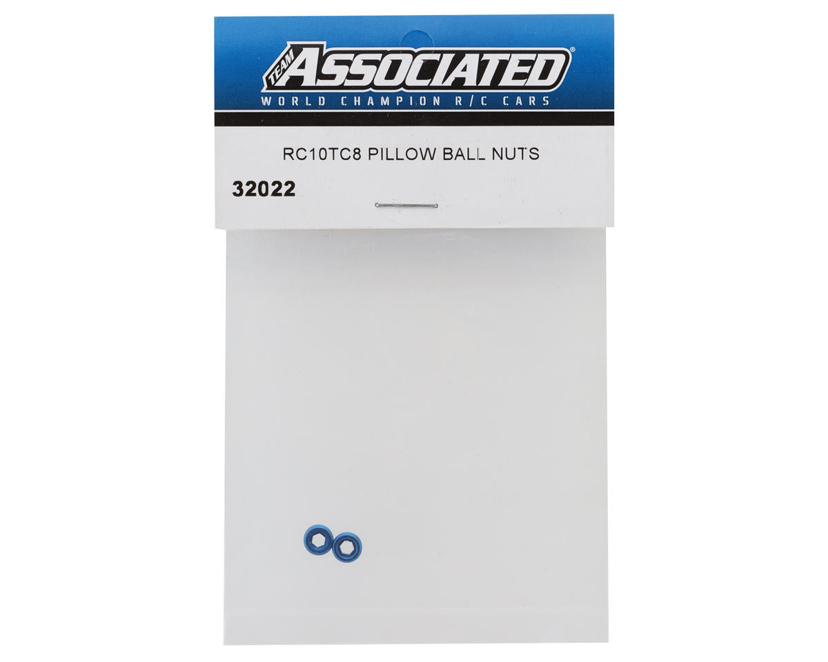 Team Associated RC10TC8 Aluminum Pillow Ball Nuts (2)