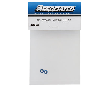 Team Associated RC10TC8 Aluminum Pillow Ball Nuts (2)
