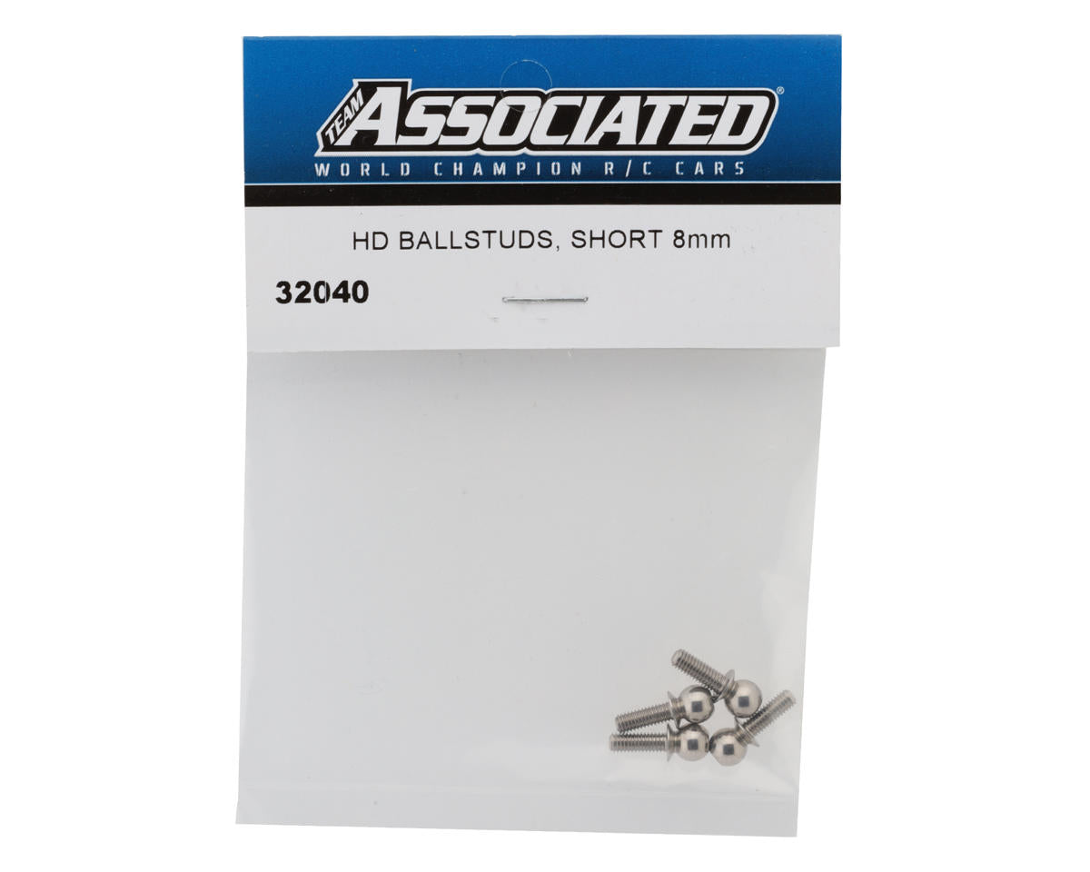 Team Associated HD 8mm Ballstuds (Short)