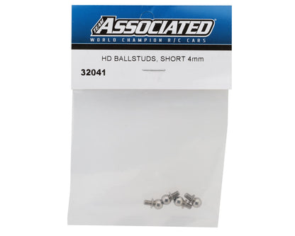 Team Associated HD 4mm Ballstuds (Short)