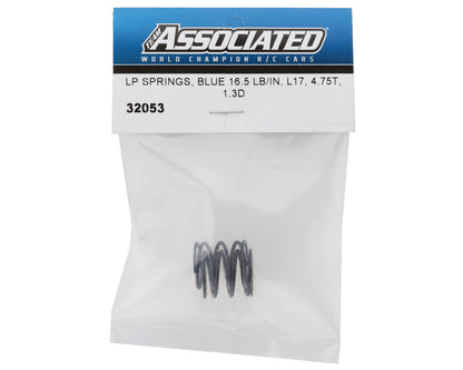 Team Associated RC10TC8 LP Shock Springs (2) (Blue/16.5lb)
