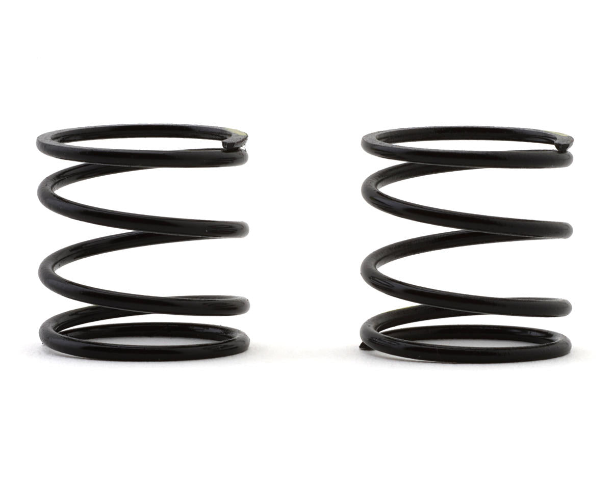 Team Associated RC10TC8 LP Progressive Springs (2) (Yellow/15.7-18.1lb)