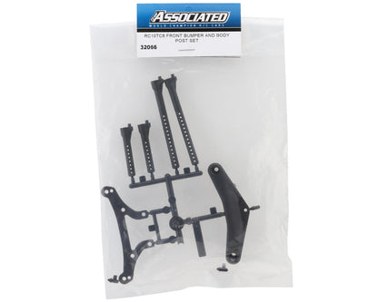 Team Associated RC10TC8 Front Bumper & Body Post Set
