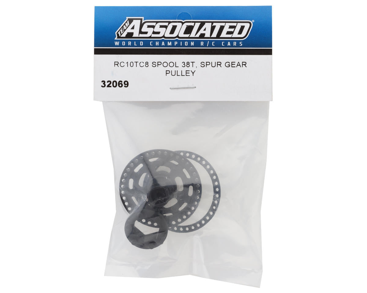 Team Associated RC10TC8 Spool Spur Gear Pulley (38T)