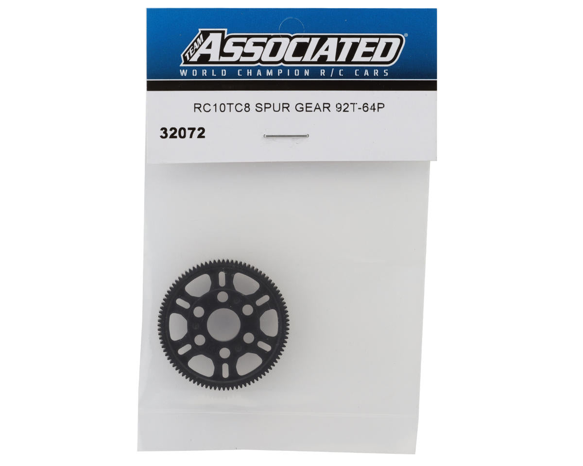 Team Associated RC10TC8 64P Spur Gear (92T)