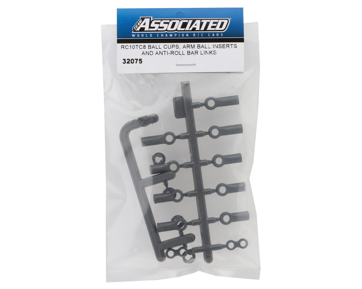 Team Associated RC10TC8 Ball Cup & Rod Ends Set