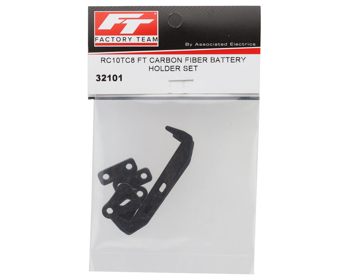 Team Associated RC10TC8 Factory Team Carbon Fiber Battery Mount Set