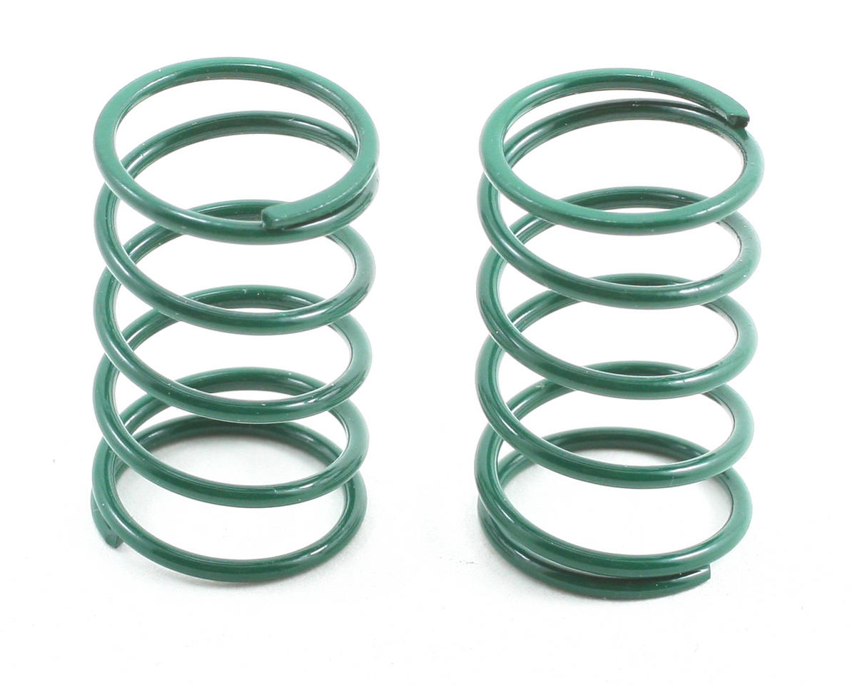 Team Associated Sedan Shock Spring Set (Green - 12lb) (2)