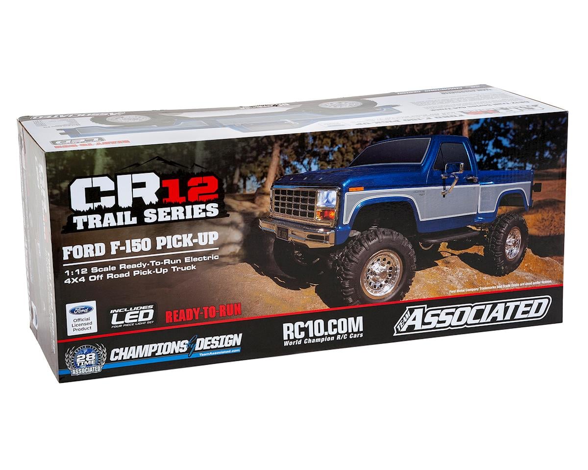 Team Associated CR12 F-150 Truck RTR 1/12 4WD Rock Crawler (Black)