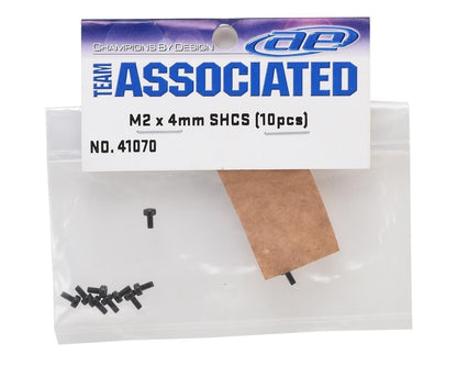 Team Associated 2x4mm Cap Head Hex Screw (10)