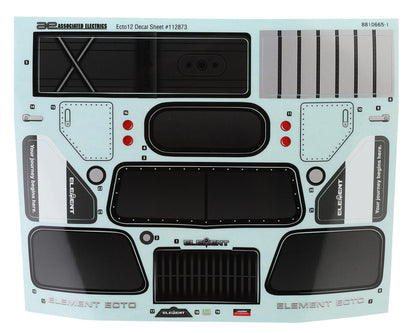 Element RC Enduro12 Ecto Body Set (Clear)