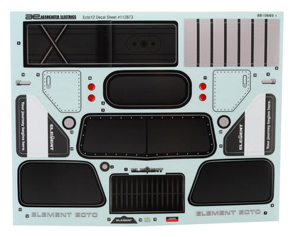 Element RC Enduro12 Ecto Decal Sheet
