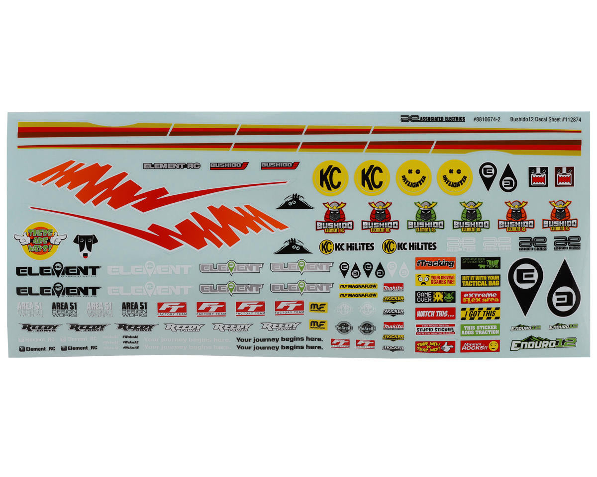 Element RC Enduro12 Bushido Pre-Painted Body Set (Silver)