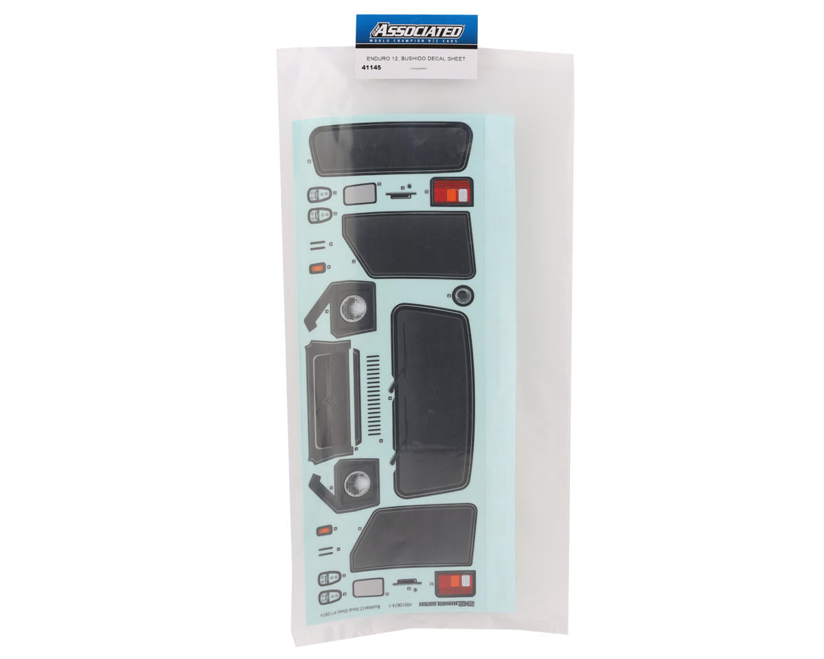 Element RC Enduro12 Bushido Decal Sheets (2)