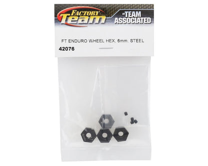 Element RC Factory Team 6mm Steel Enduro Wheel Hexes (4)