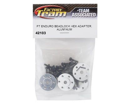 Element RC Factory Team Enduro Aluminum Beadlock Hex Adapters (4)