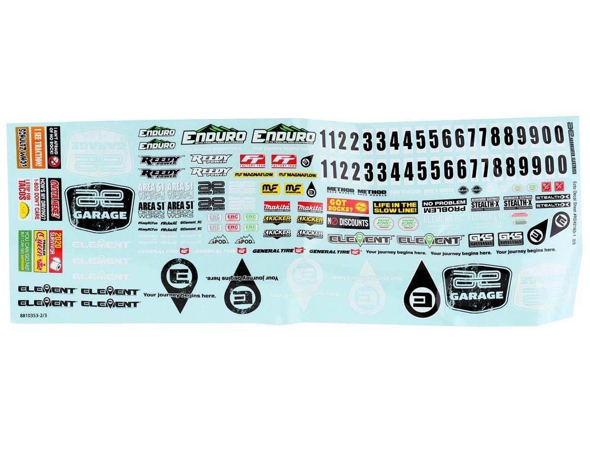 Element RC Enduro Ecto Pre-Painted Body Set (Yellow)