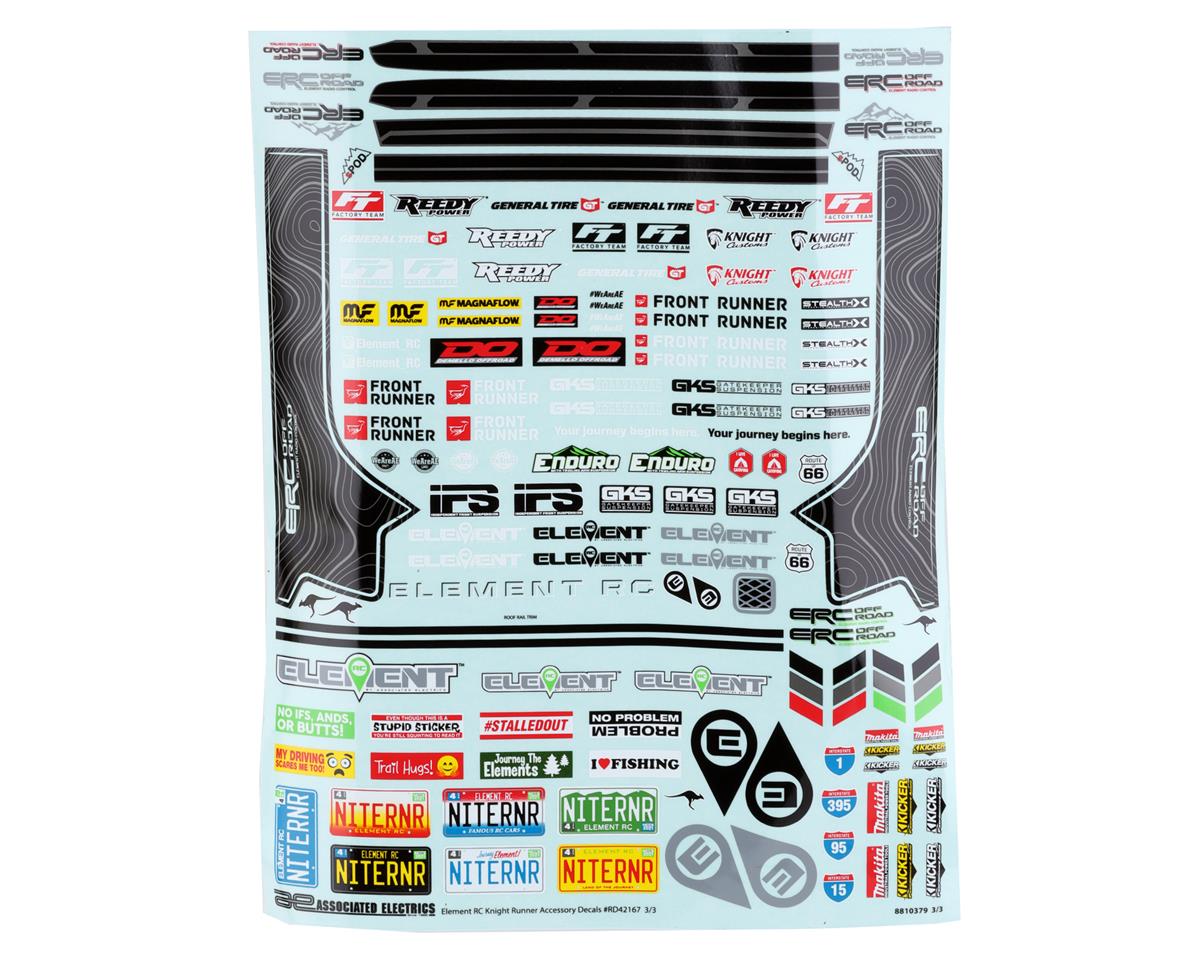 Element RC Knightrunner Pre-Painted Body Set (Silver)