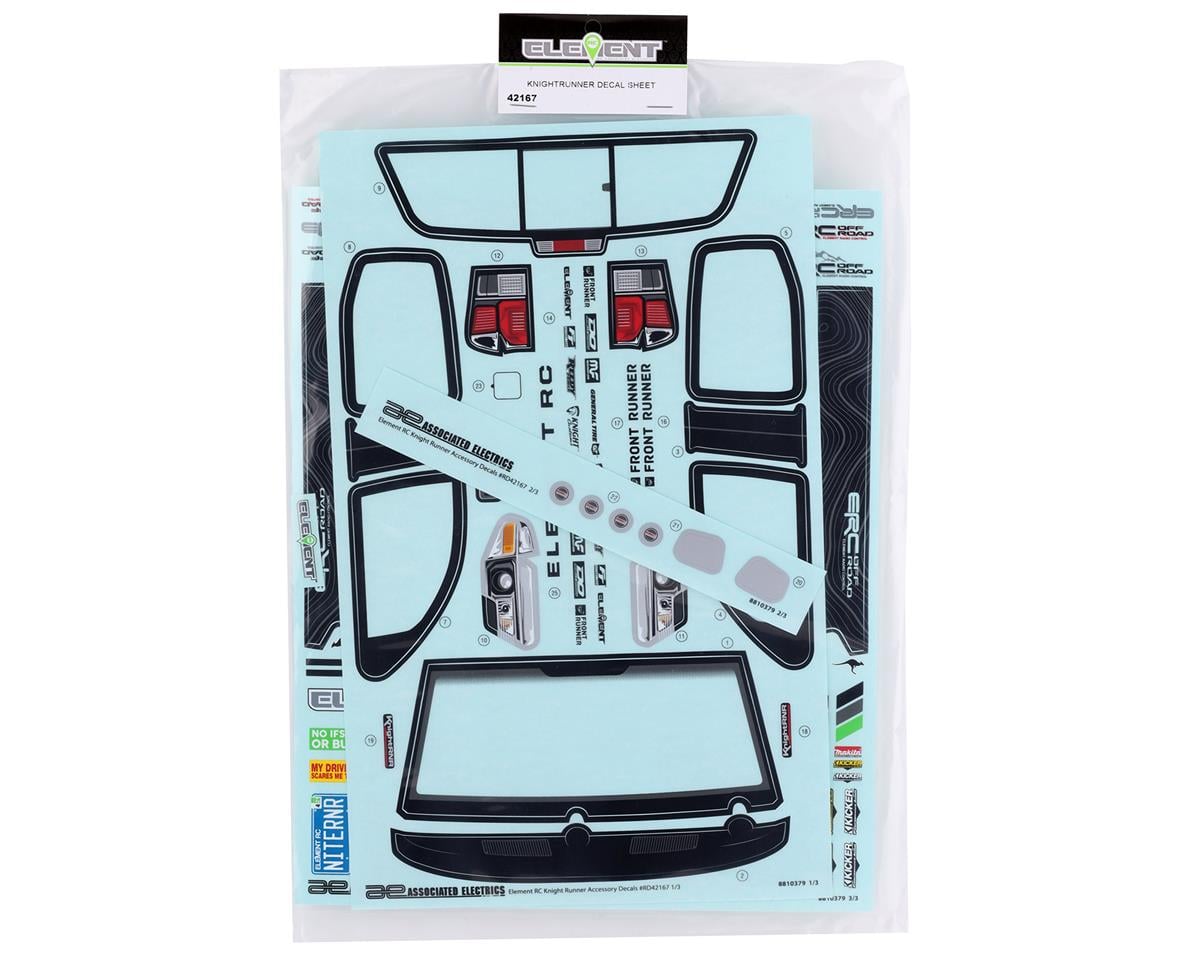 Element RC Knightrunner Decal Sheet