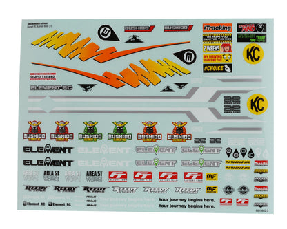 Team Associated Enduro Bushido+ Pre-Painted Body Set (Metallic Blue)