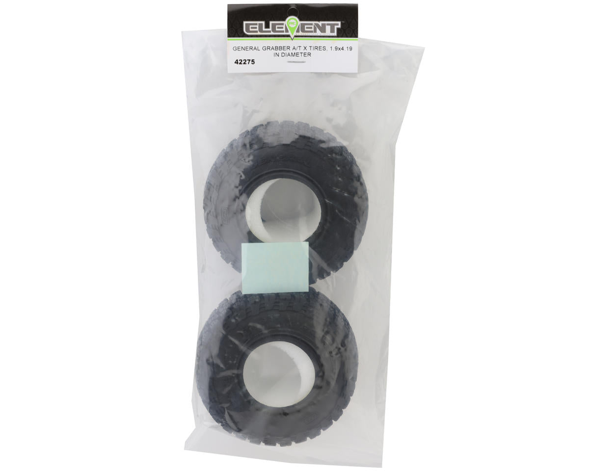 Element RC 1.9" General Grabber A/T Tires (4.19") (2)