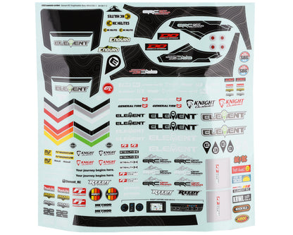 Element RC Enduro Knightwalker Pre-Painted Body Set (Red)
