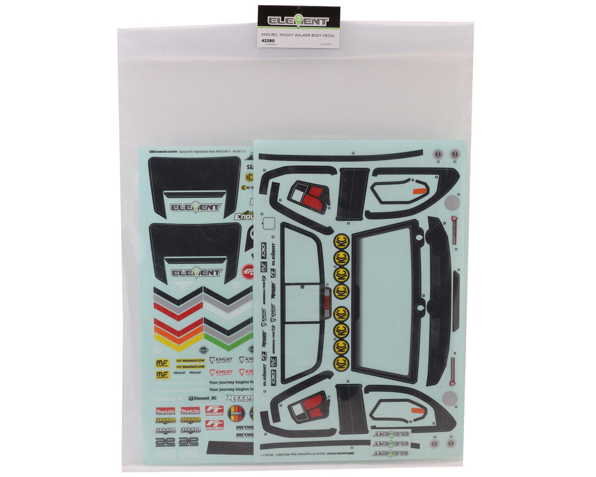 Element RC Knightwalker Body Decal Sheets