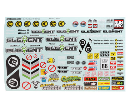 Element RC Enduro Zuul Body Set (Clear)
