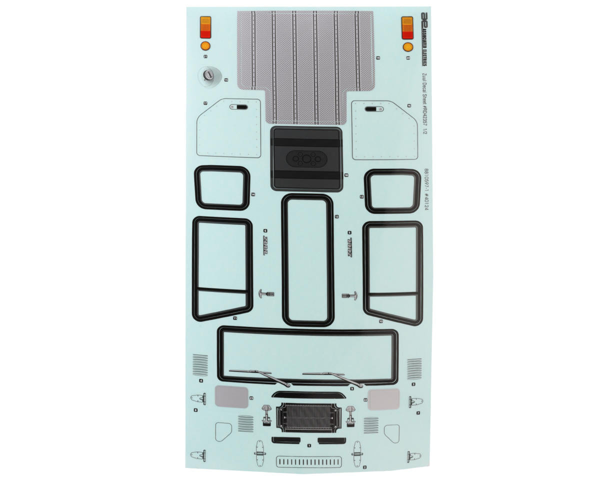 Element RC Enduro Zuul Body Set (Clear)