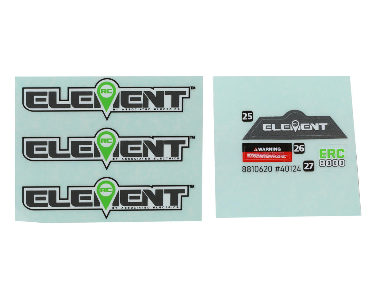 Element RC Enduro Zuul Decal Sheets