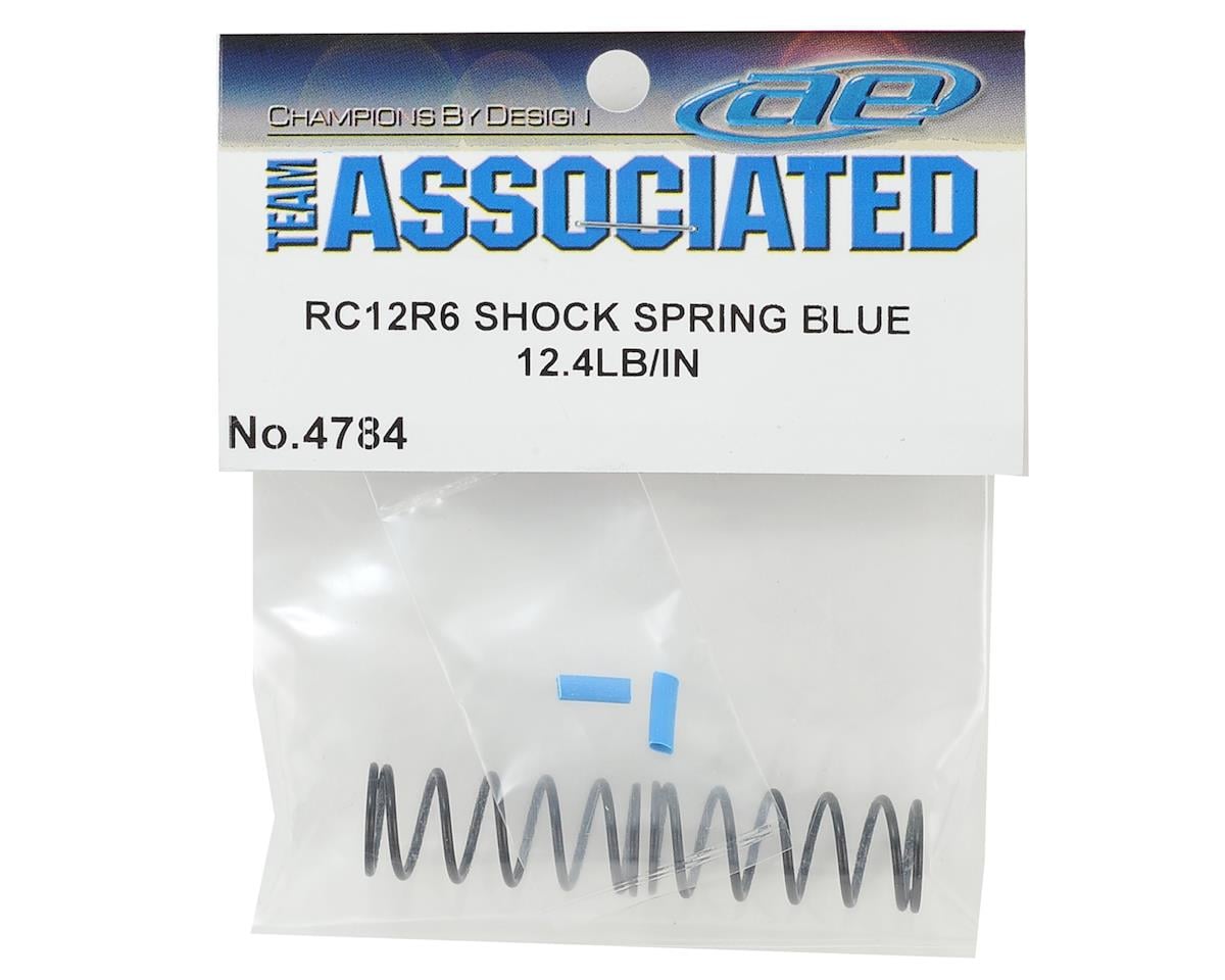 Team Associated RC12R6 Shock Spring (Blue - 12.4 lb/in)