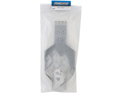 Team Associated RC10CC Chassis, Nose Plate & Motor Mount Set (Silver)