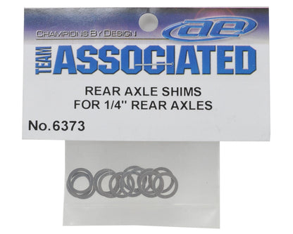 Team Associated 1/4" Rear Axle Shims/Spacers (14)