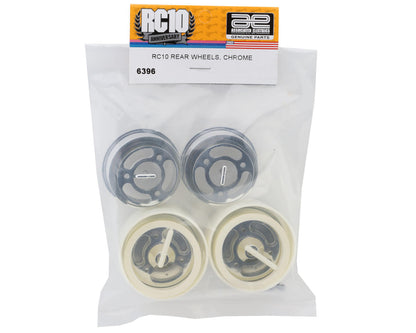 Team Associated RC10 Rear Wheels (Chrome) (2)