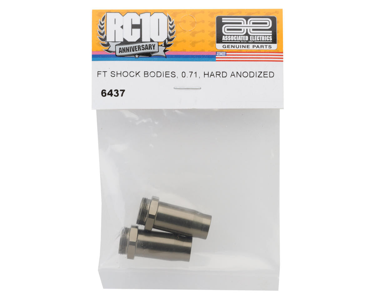 Team Associated RC10 Factory Team 0.71 Hard Anodized Shock Bodies (2)